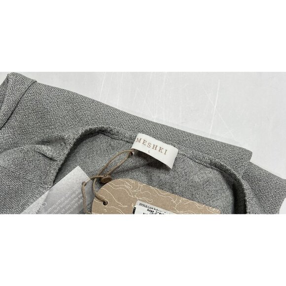 Meshki Lilith Reflective Knit Maxi Dress in Silver - Picture 9 of 9